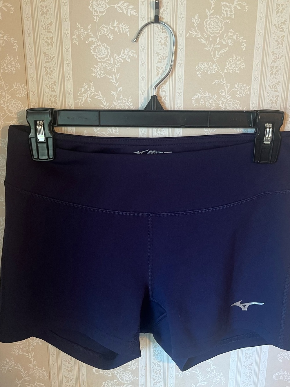 Mizuno Women’s Volleyball Spandex Shorts in True Navy - Size L
